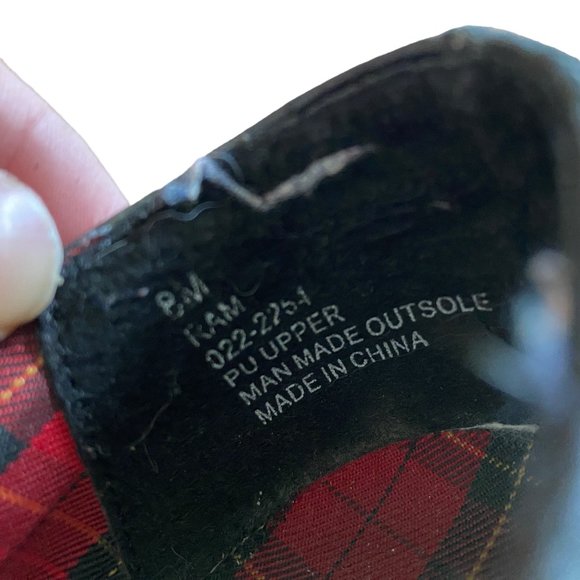 Vintage 90s Chunky Mary Jane Shoes Grunge Goth Lolita 8 - Picture 4 of 5